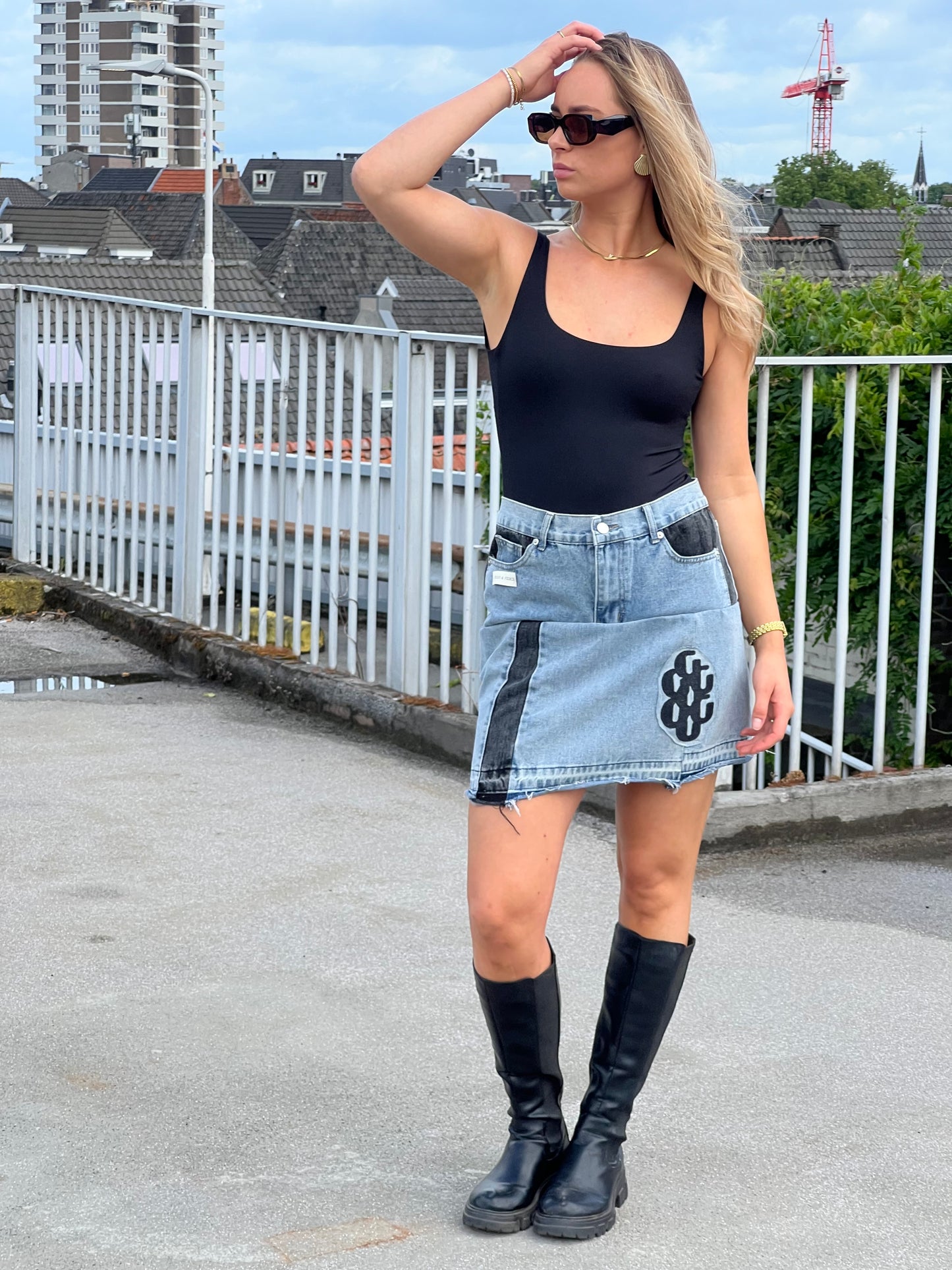 DENIM SKIRT