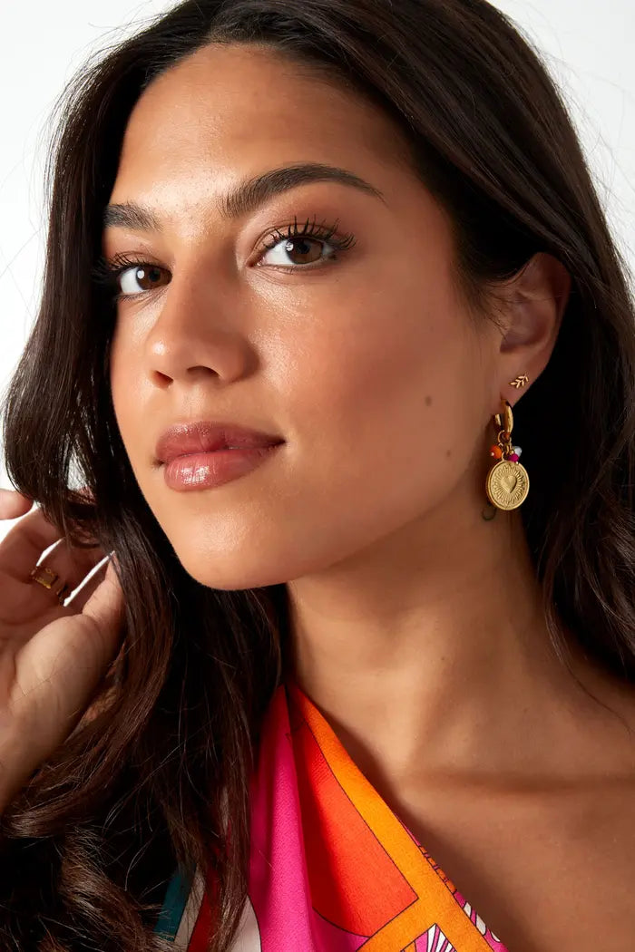 EARRINGS GOLD COIN