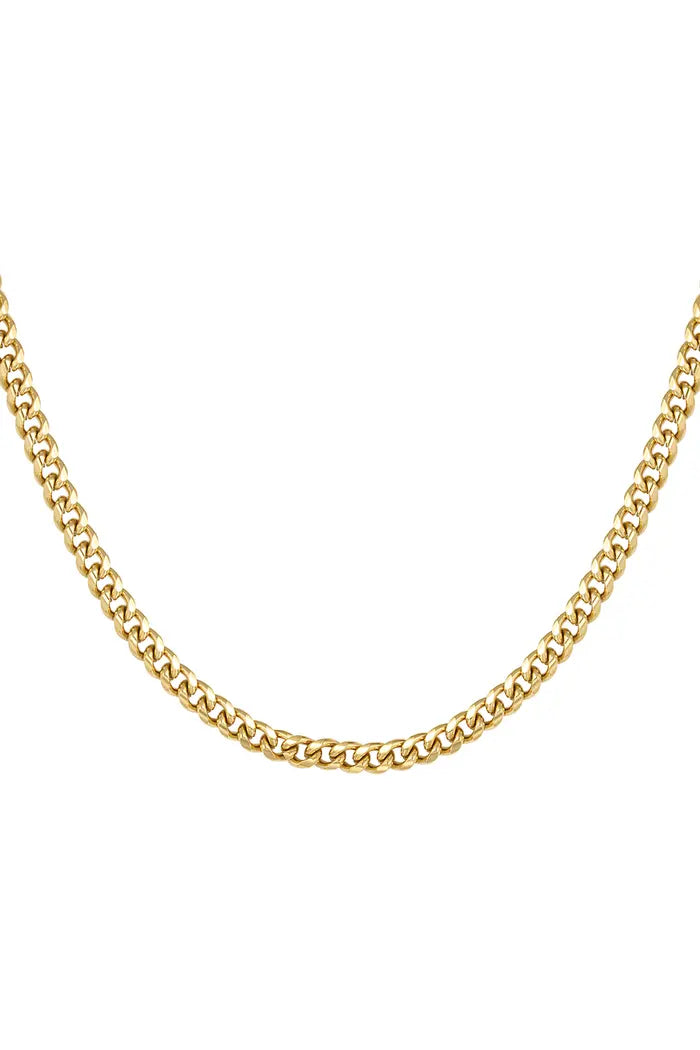 SCHAKEL KETTING MEDIUM GOLD