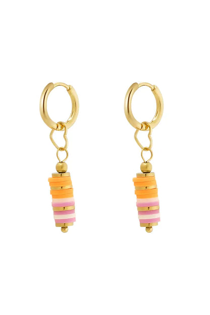 EARRINGS COLORFUL BEADS