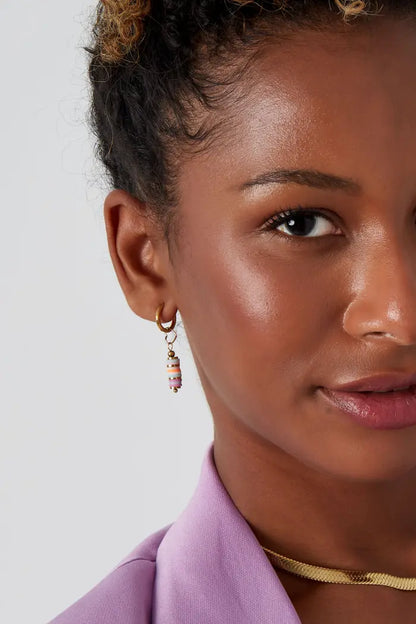 EARRINGS COLORFUL BEADS